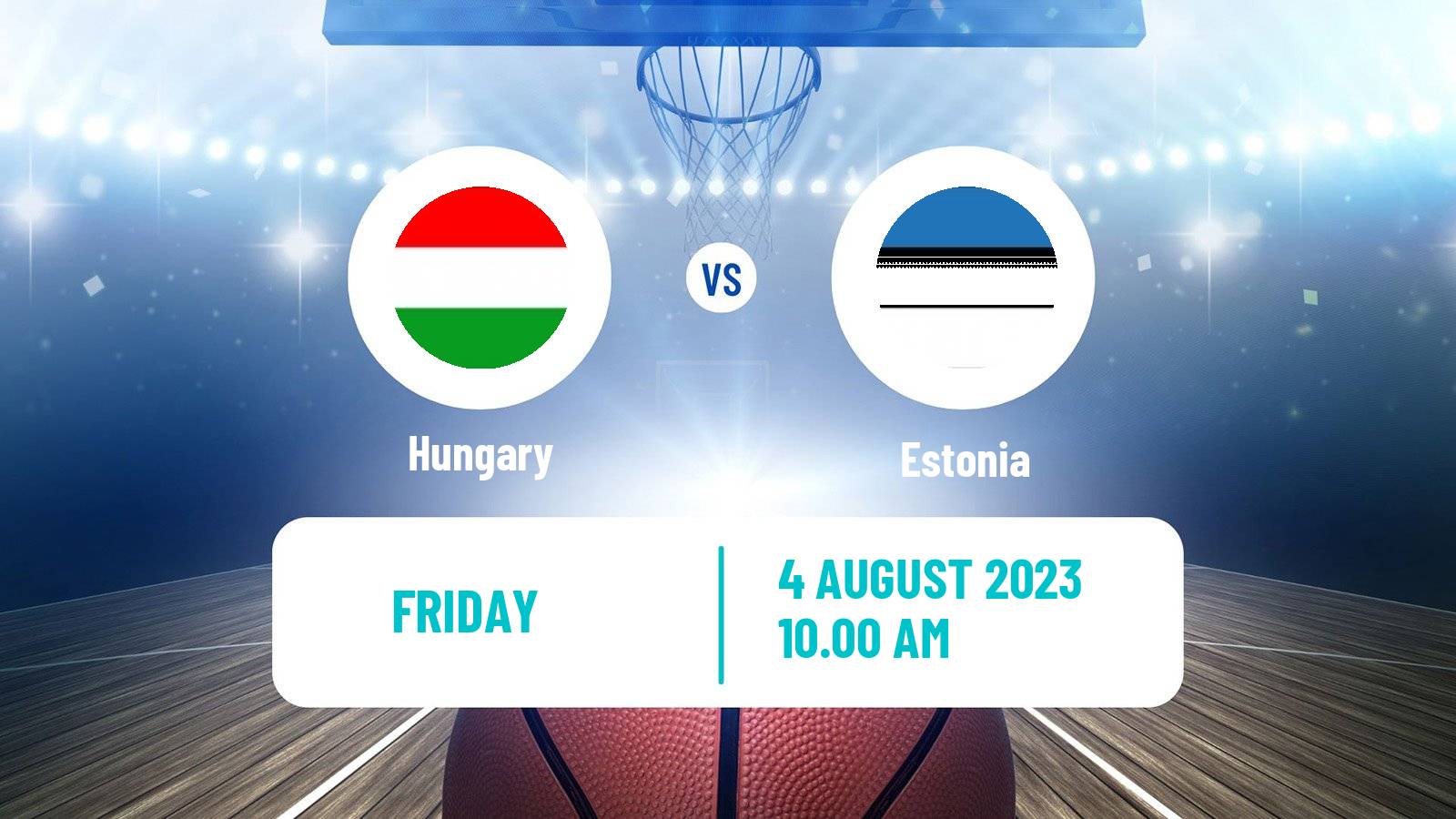 Basketball Friendly International Basketball Hungary - Estonia