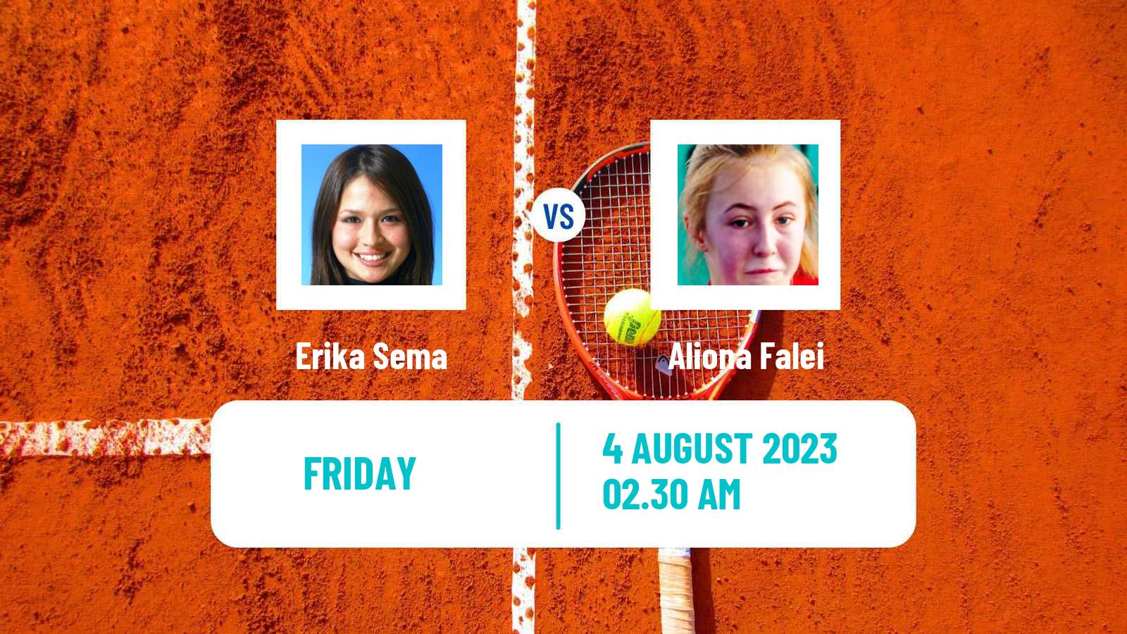 Tennis ITF W25 Astana Women Erika Sema - Aliona Falei