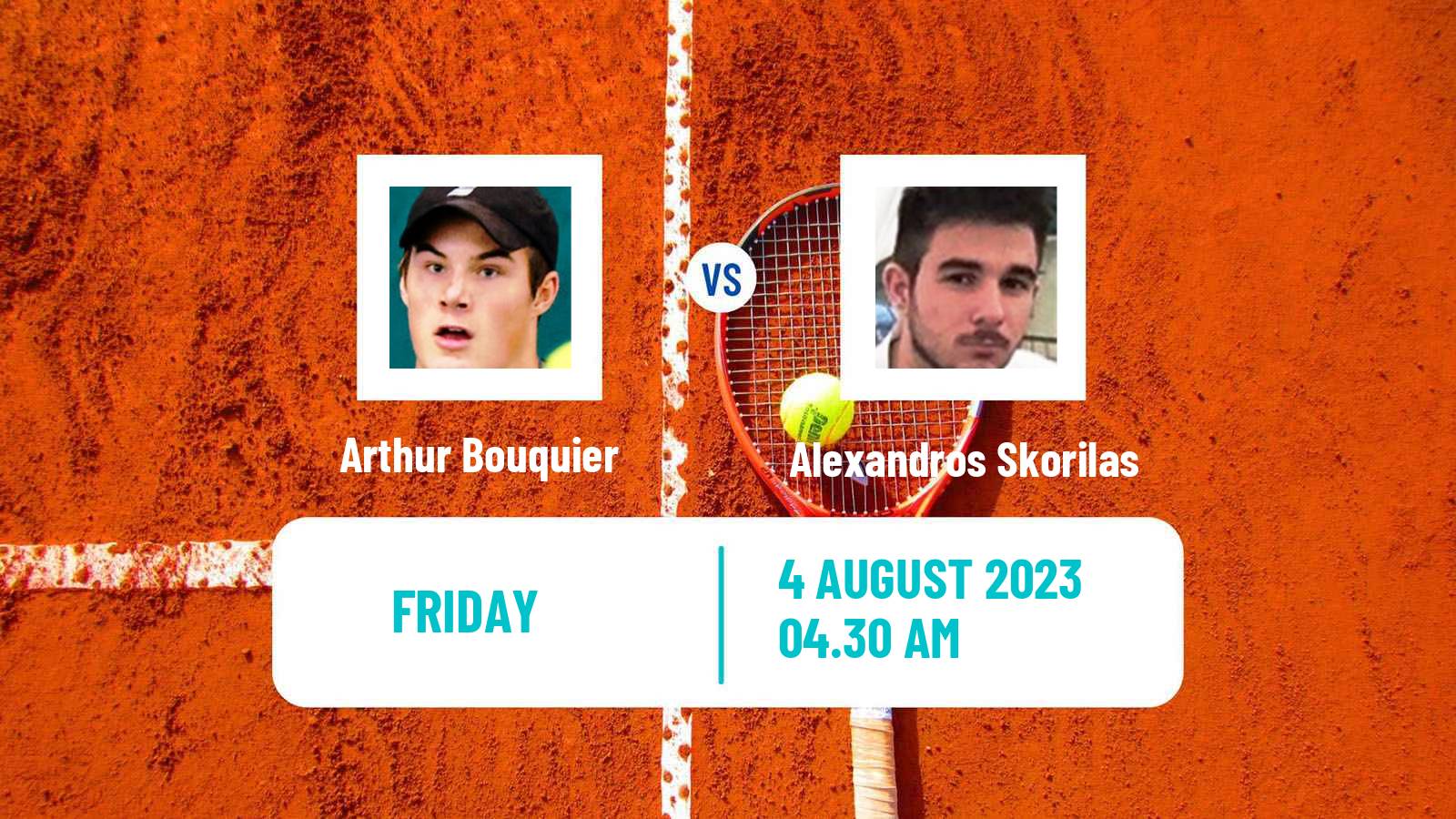Tennis ITF M15 Monastir 31 Men Arthur Bouquier - Alexandros Skorilas