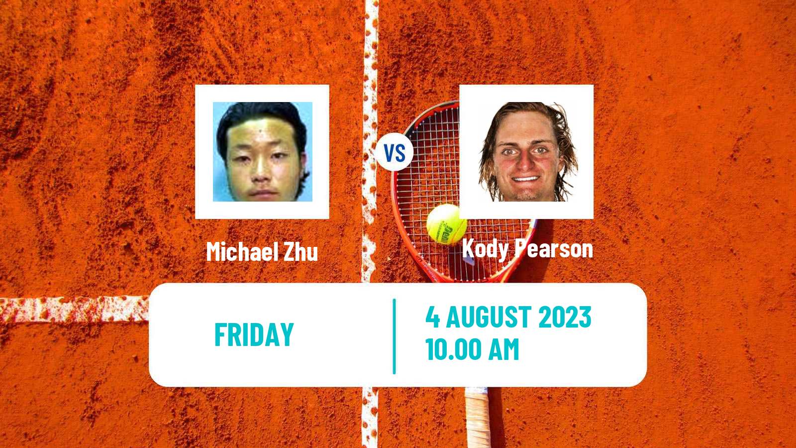 Tennis ITF M15 Monastir 31 Men Michael Zhu - Kody Pearson