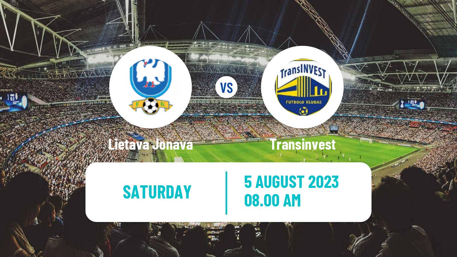 Soccer Lithuanian Division 2 Lietava Jonava - Transinvest