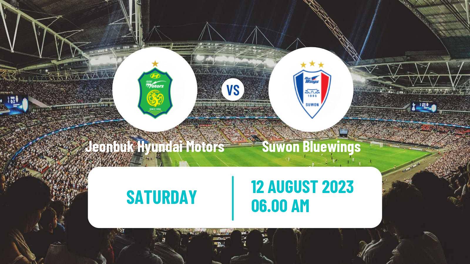 Soccer South Korean K-League 1 Jeonbuk Hyundai Motors - Suwon Bluewings