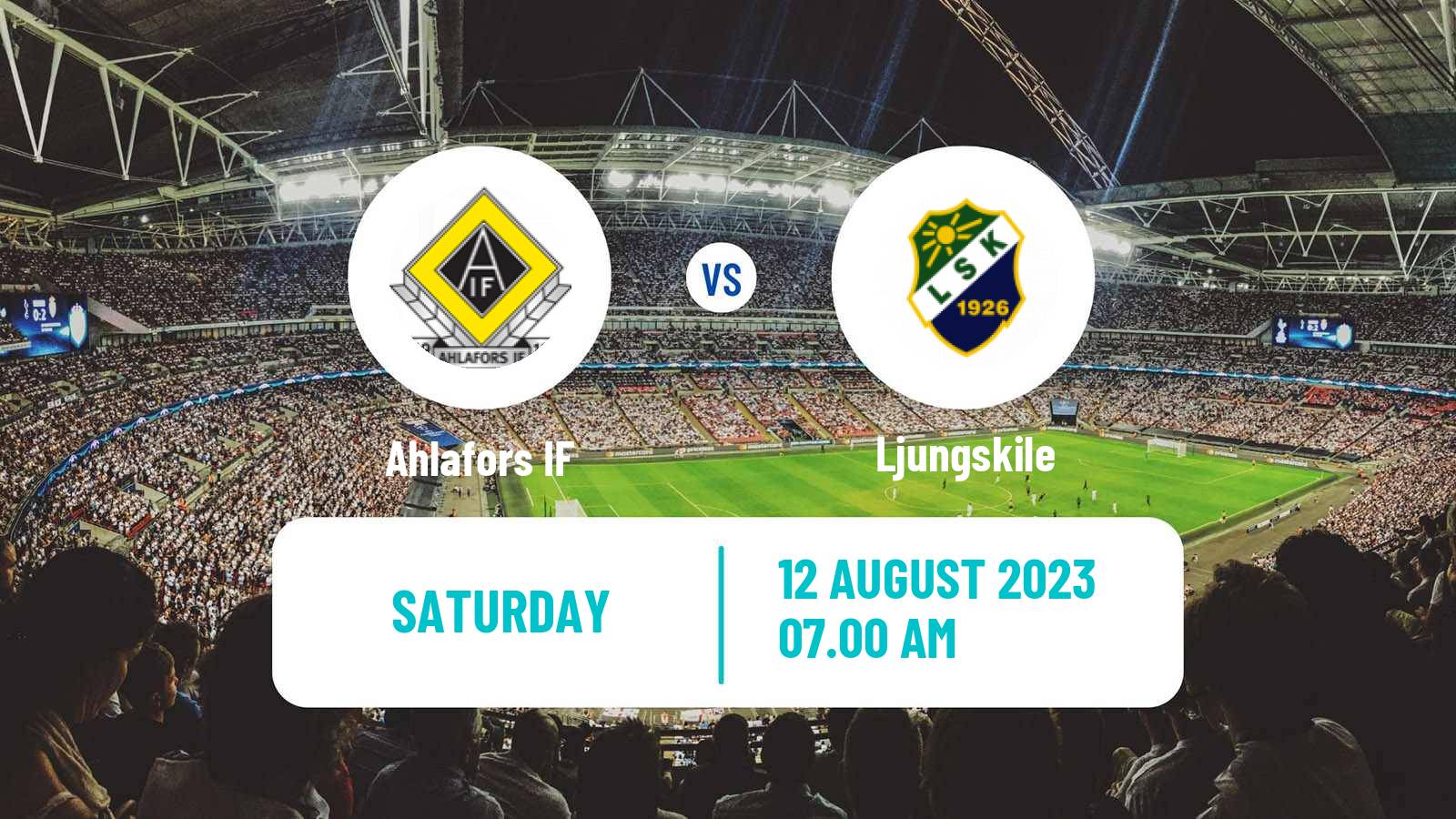 Soccer Swedish Division 1 Södra Ahlafors - Ljungskile
