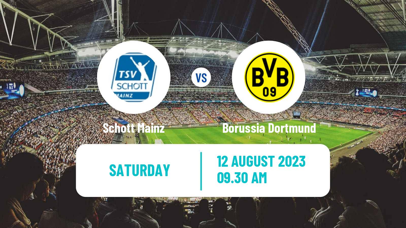 Soccer German DFB Pokal Schott Mainz - Borussia Dortmund