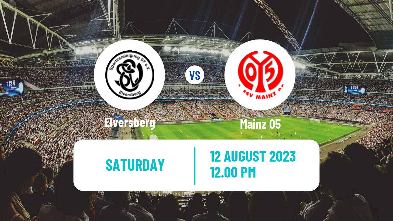 Soccer German DFB Pokal Elversberg - Mainz