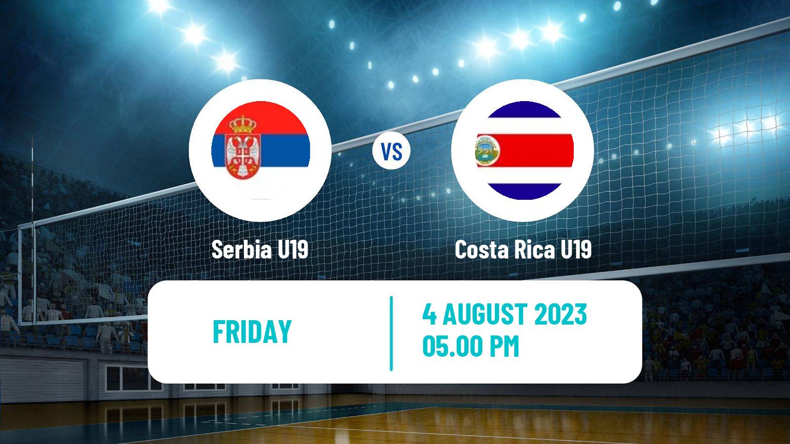 Volleyball World Championship U19 Volleyball Serbia U19 - Costa Rica U19