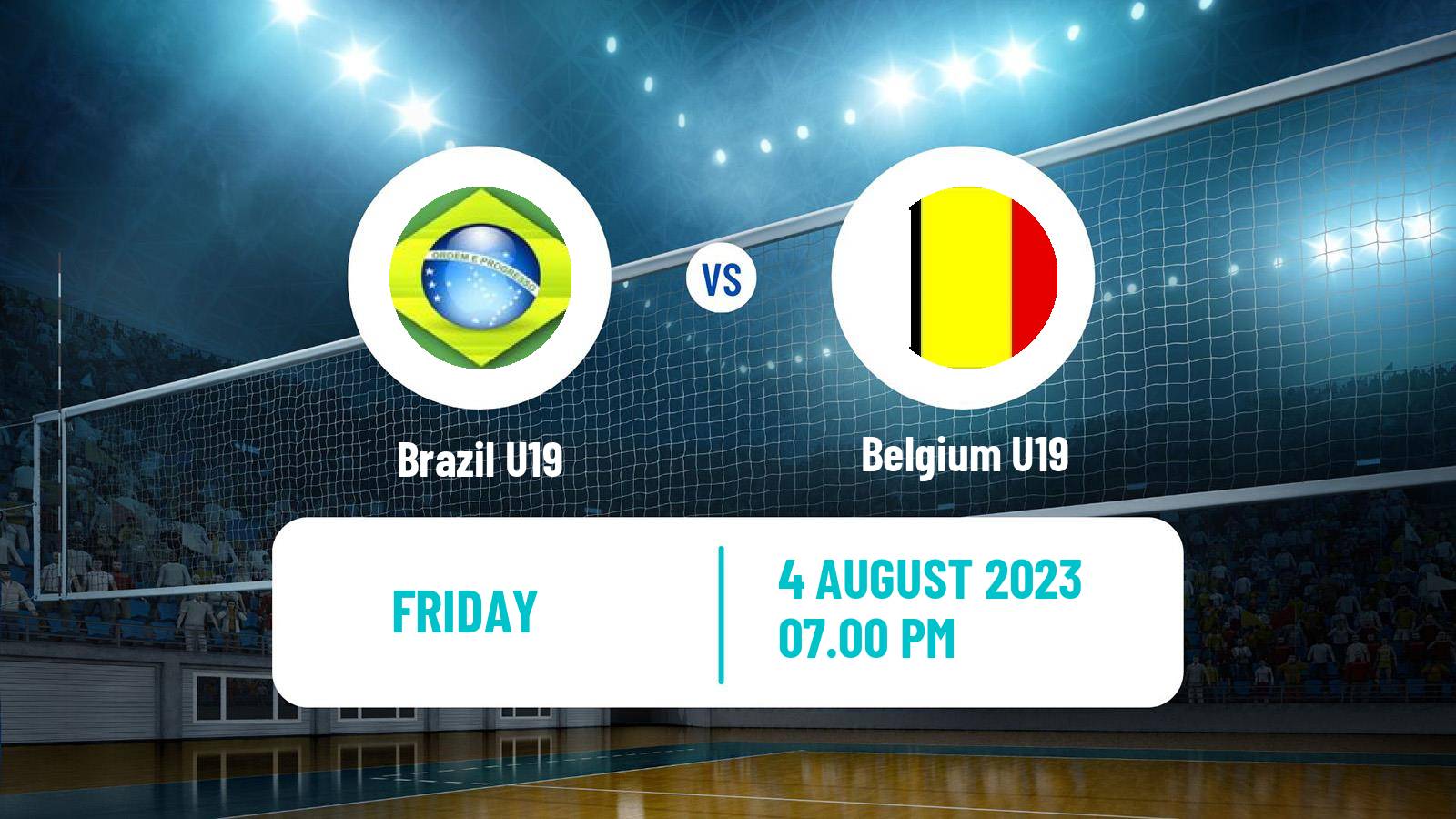Volleyball World Championship U19 Volleyball Brazil U19 - Belgium U19