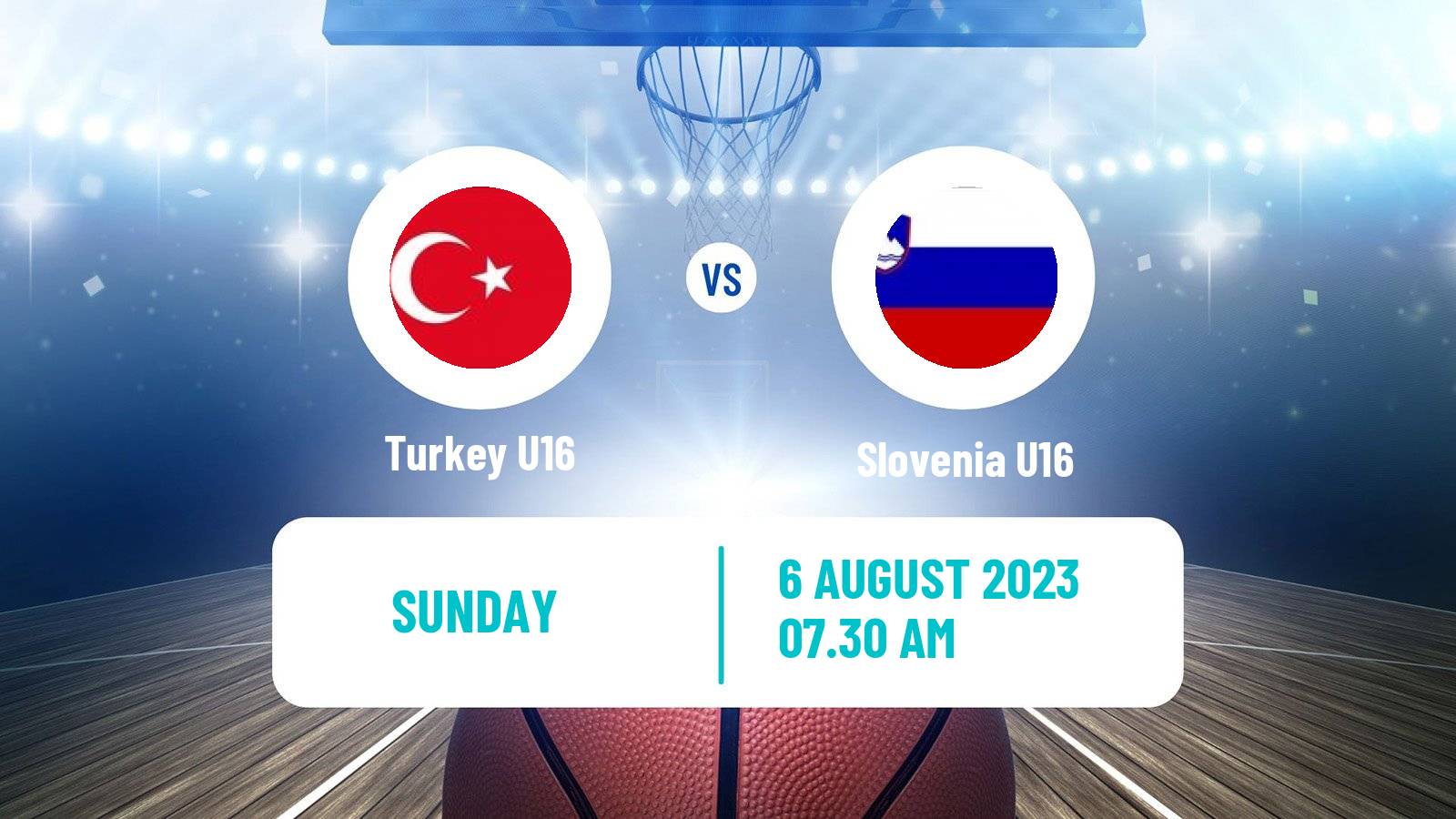Basketball EuroBasket U16 Turkey U16 - Slovenia U16