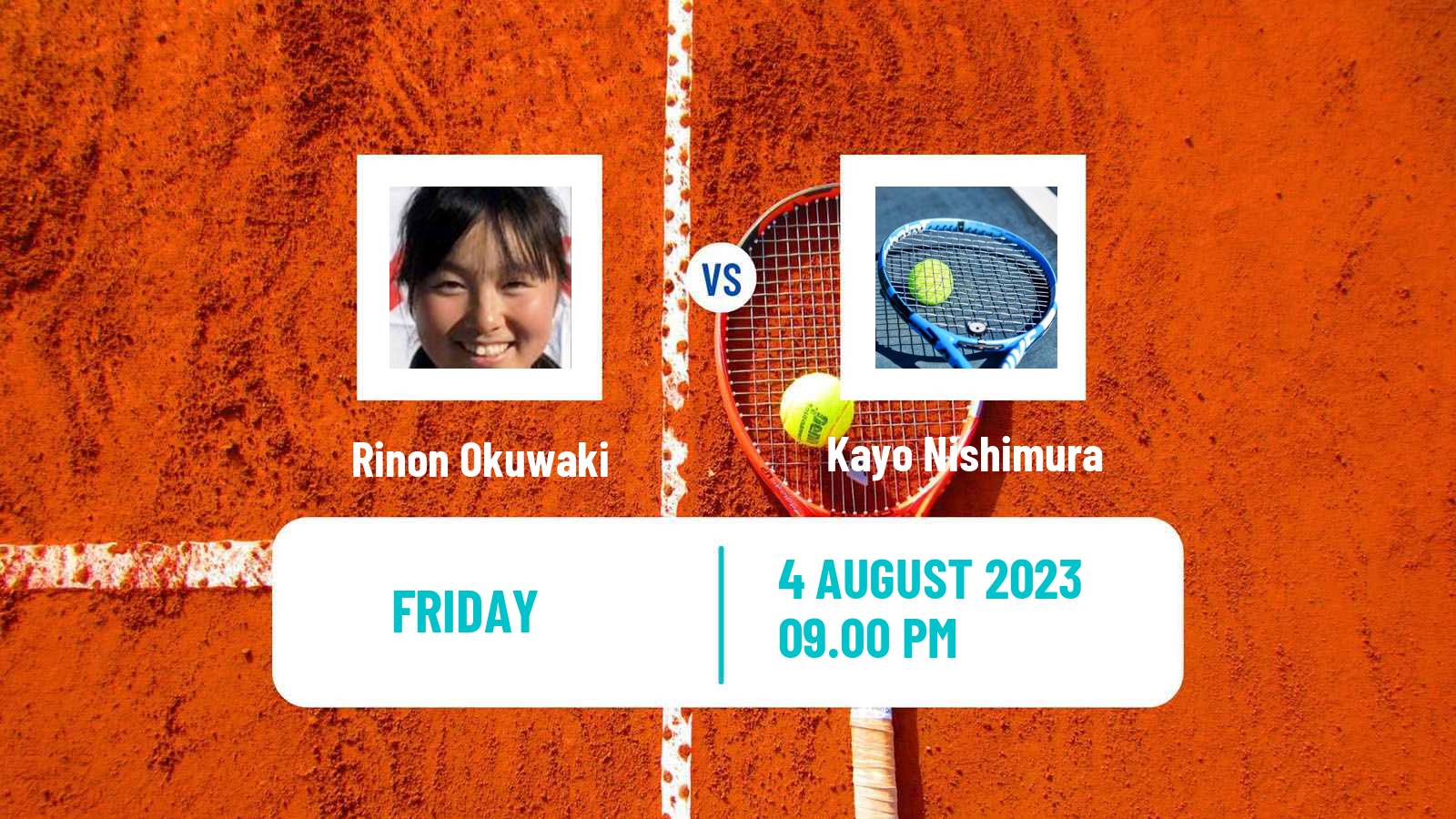 Tennis ITF W15 Sapporo 2 Women Rinon Okuwaki - Kayo Nishimura