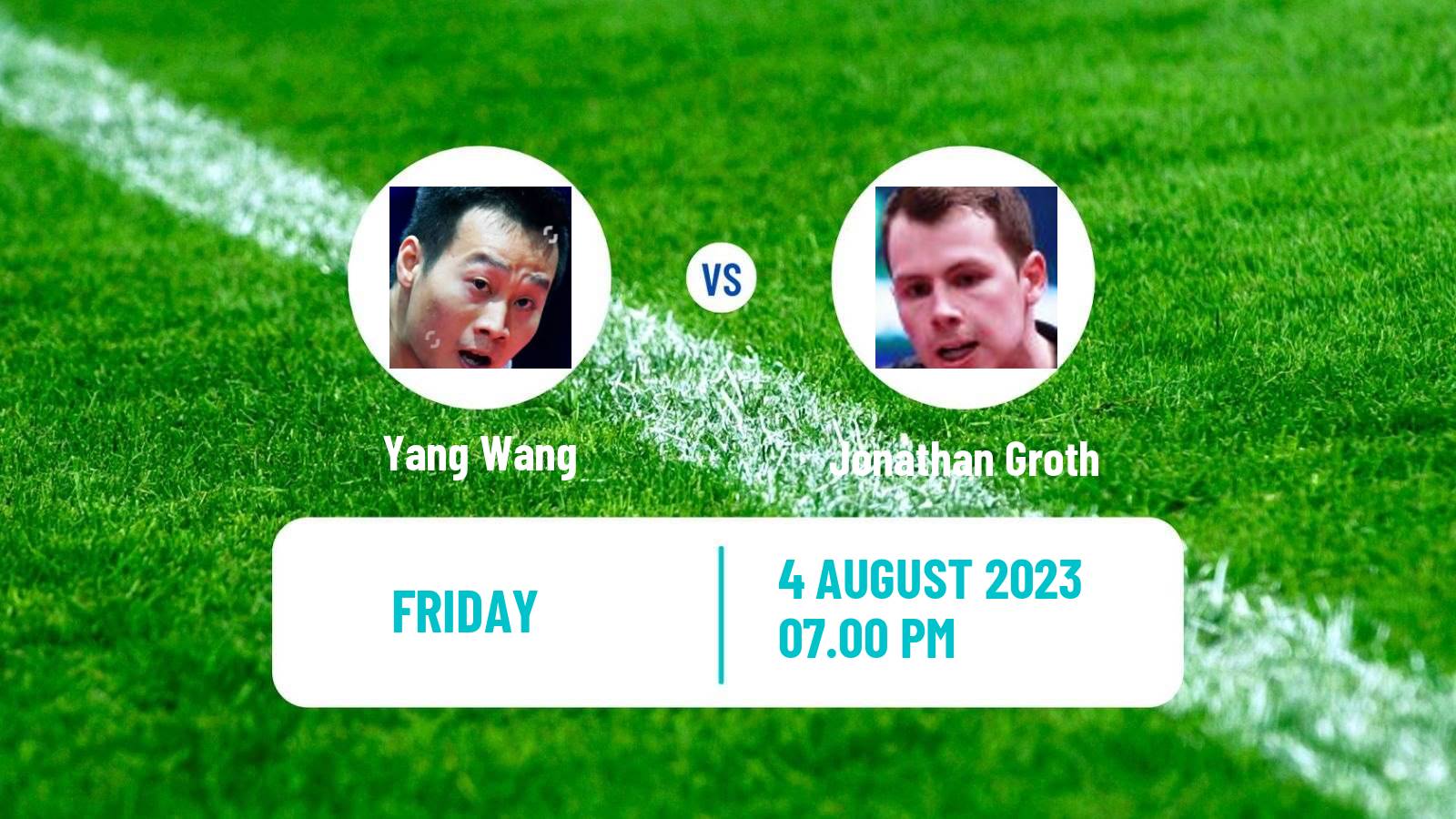 Table tennis Wtt Contender Lima Men Yang Wang - Jonathan Groth