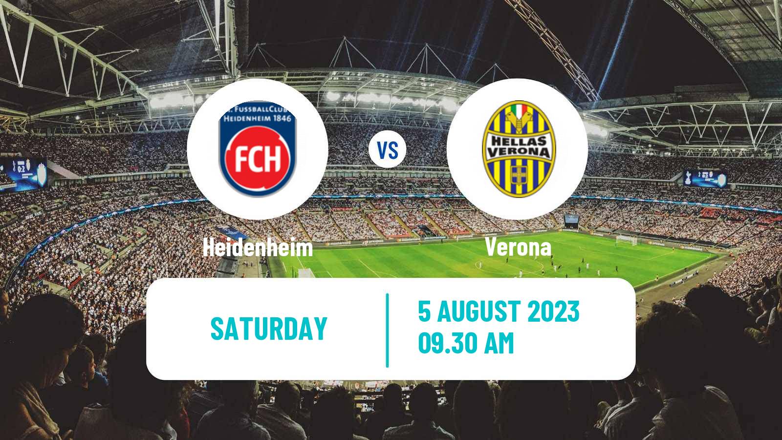 Soccer Club Friendly Heidenheim - Verona