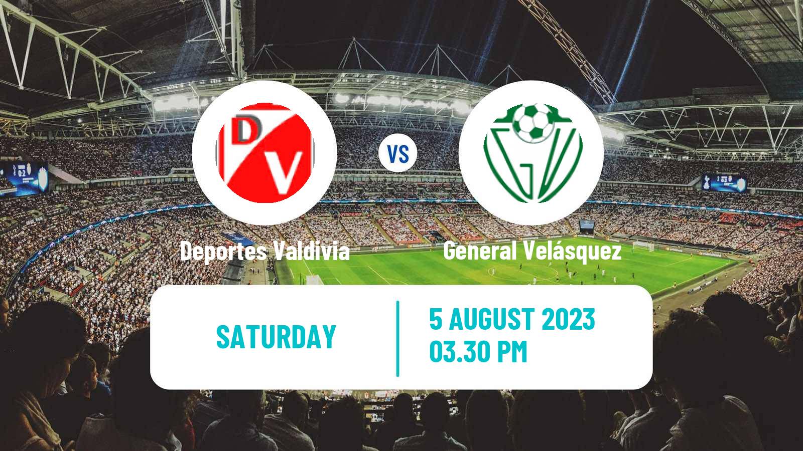 Soccer Chilean Segunda Division Deportes Valdivia - General Velásquez