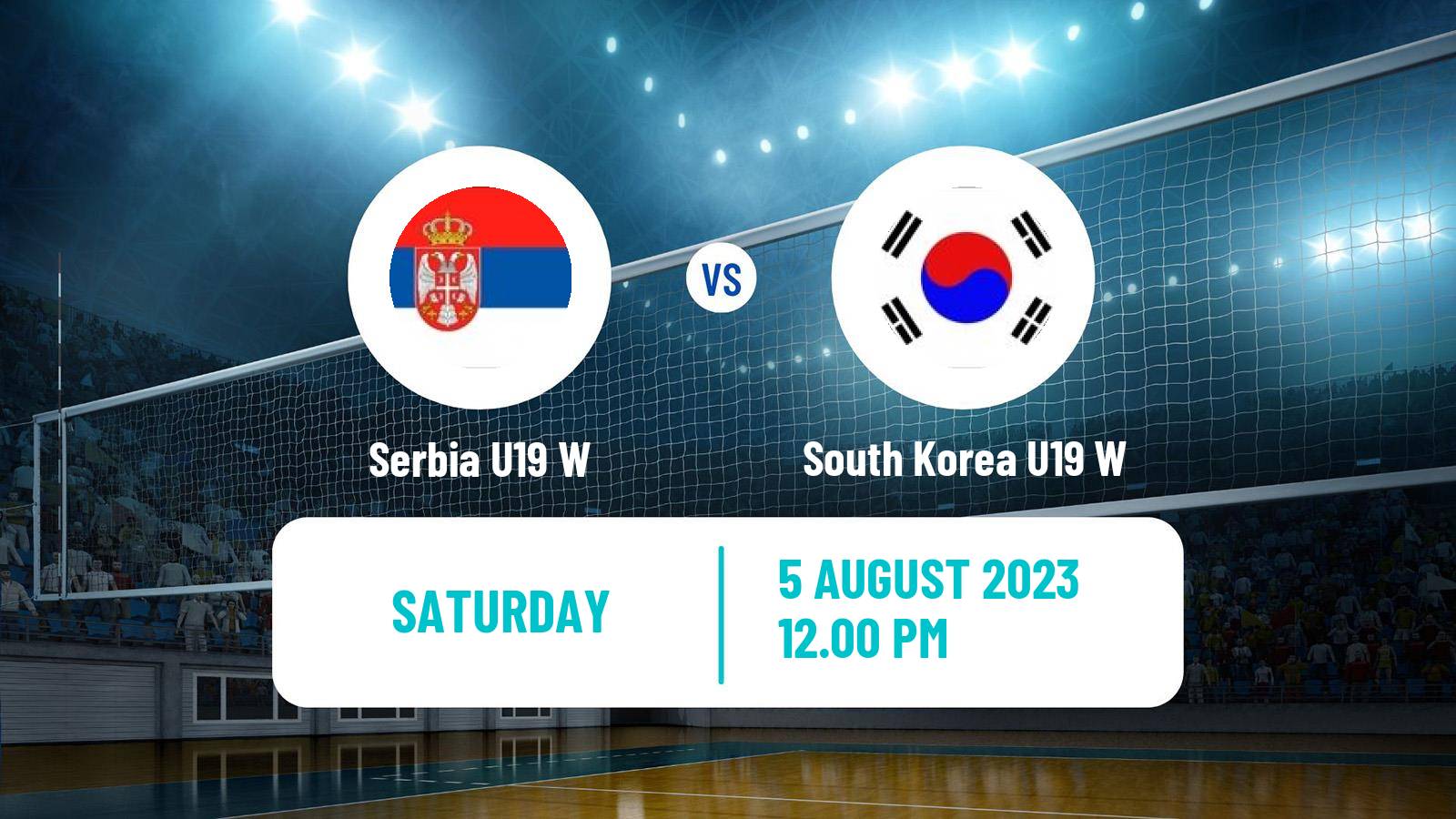 Volleyball World Championship U19 Volleyball Women Serbia U19 W - South Korea U19 W