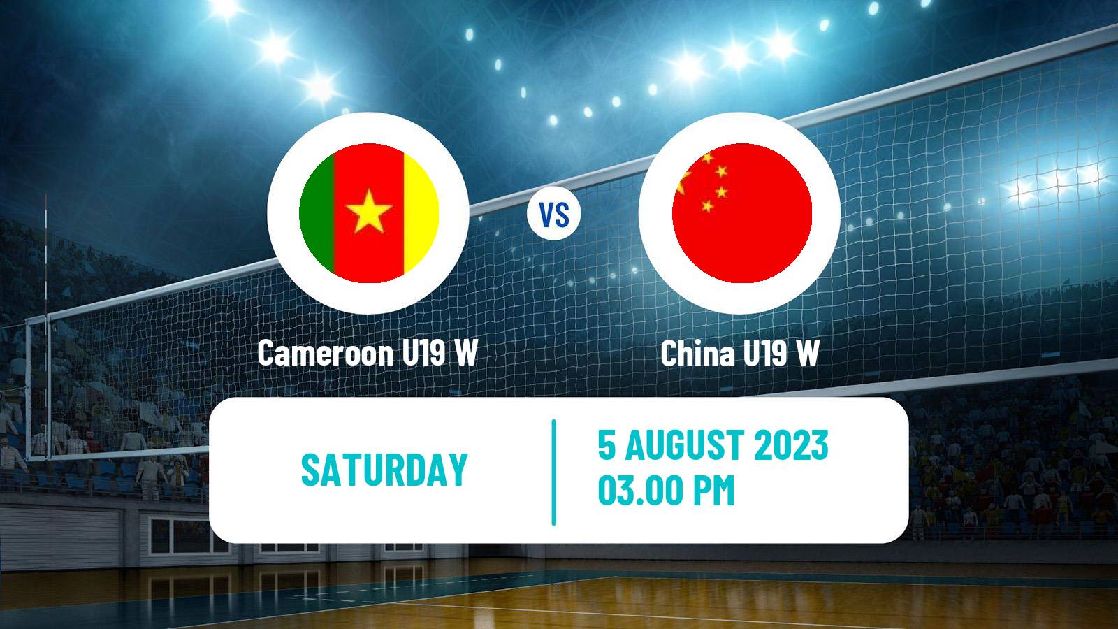 Volleyball World Championship U19 Volleyball Women Cameroon U19 W - China U19 W