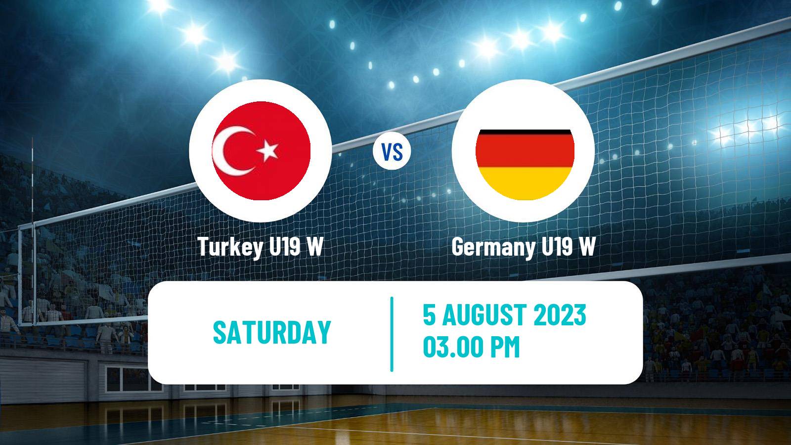 Volleyball World Championship U19 Volleyball Women Turkey U19 W - Germany U19 W