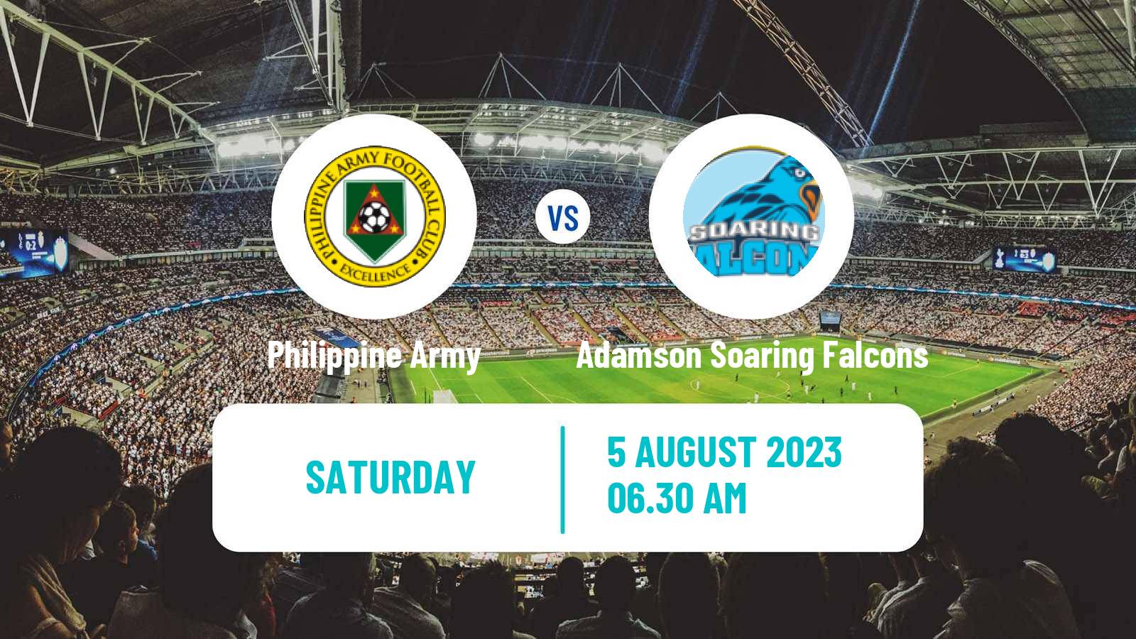 Soccer Philippines Copa Paulino Alcantara Philippine Army - Adamson Soaring Falcons
