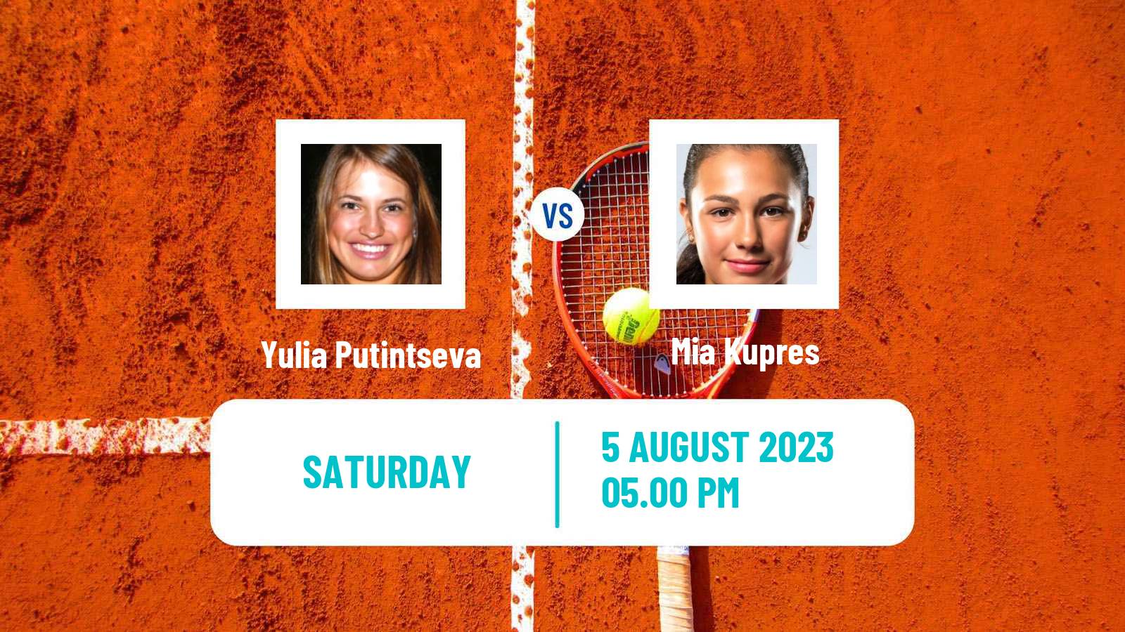 Tennis WTA Montreal Yulia Putintseva - Mia Kupres