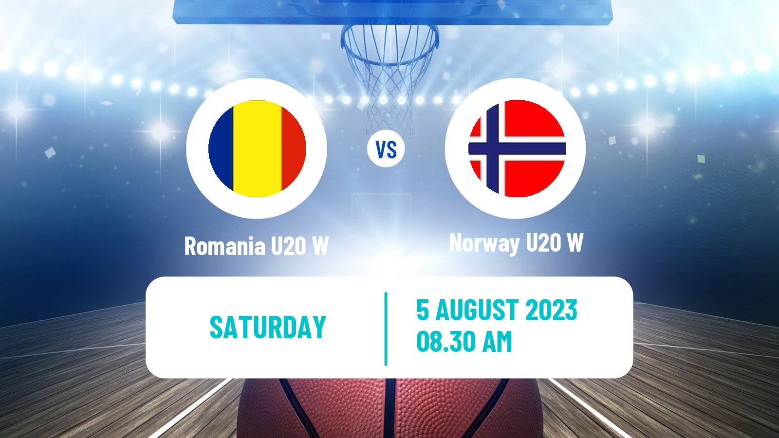 Basketball European Championship U20 B Basketball Women Romania U20 W - Norway U20 W