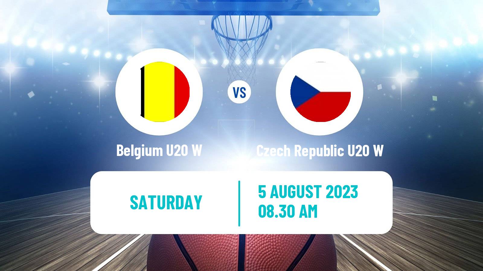 Basketball European Championship U20 Basketball Women Belgium U20 W - Czech Republic U20 W