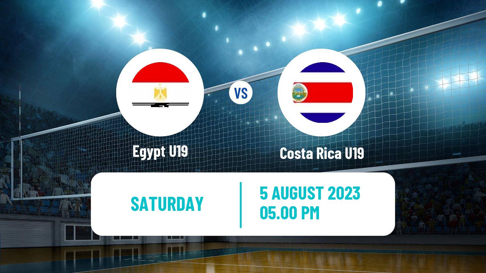 Volleyball World Championship U19 Volleyball Egypt U19 - Costa Rica U19