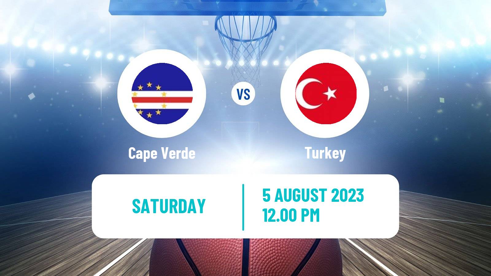 Basketball Friendly International Basketball Cape Verde - Turkey