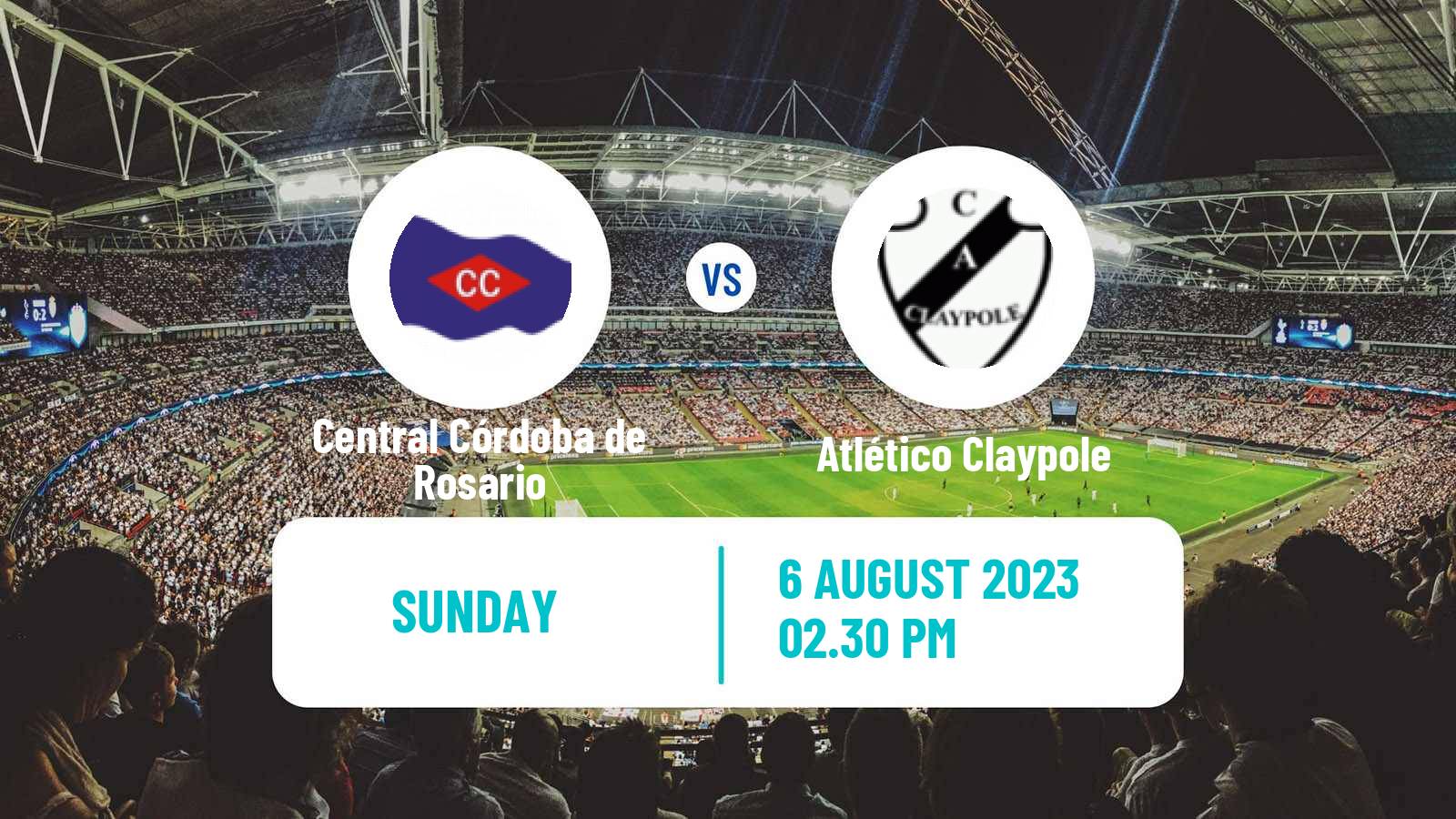 Soccer Argentinian Primera C Central Córdoba de Rosario - Atlético Claypole