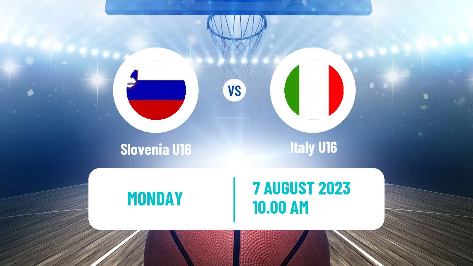 Basketball EuroBasket U16 Slovenia U16 - Italy U16