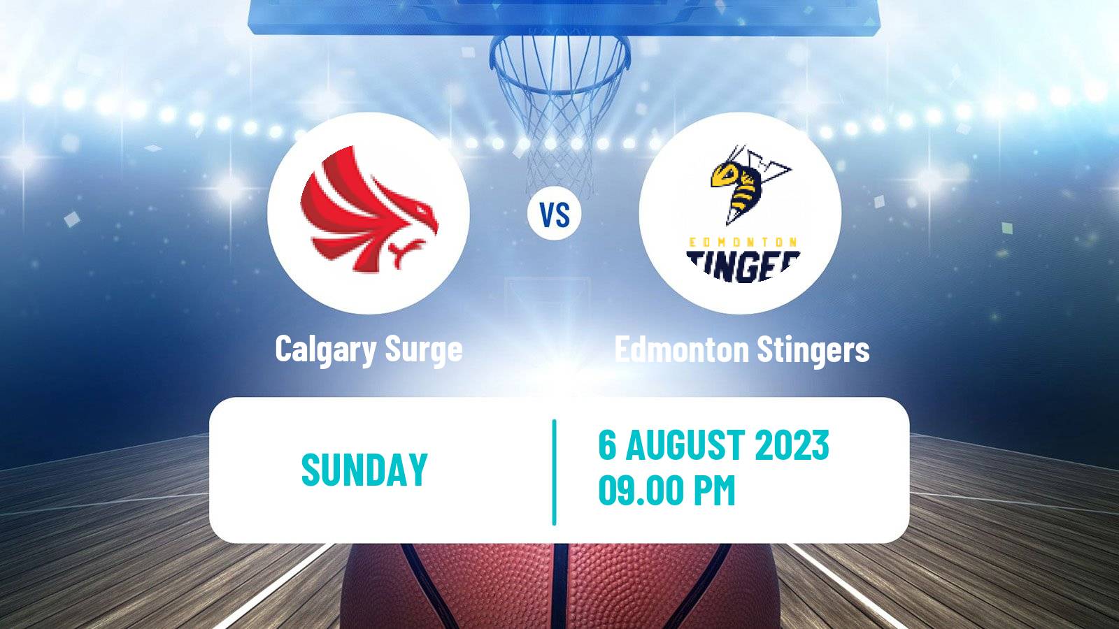 Basketball Canadian CEBL Calgary Surge - Edmonton Stingers