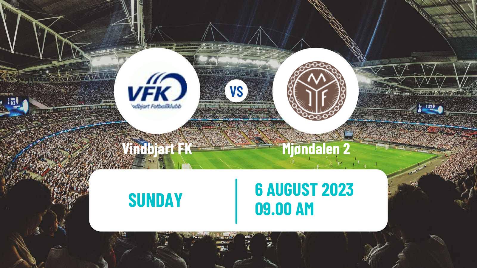 Soccer Norwegian Division 3 - Group 4 Vindbjart - Mjøndalen 2
