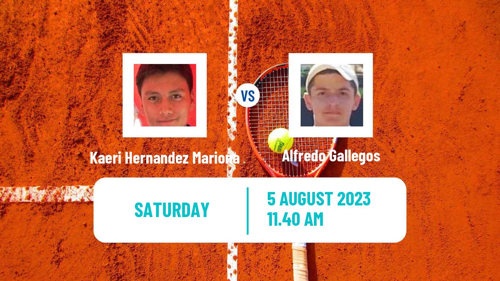 Tennis Davis Cup Group IV Kaeri Hernandez Mariona - Alfredo Gallegos