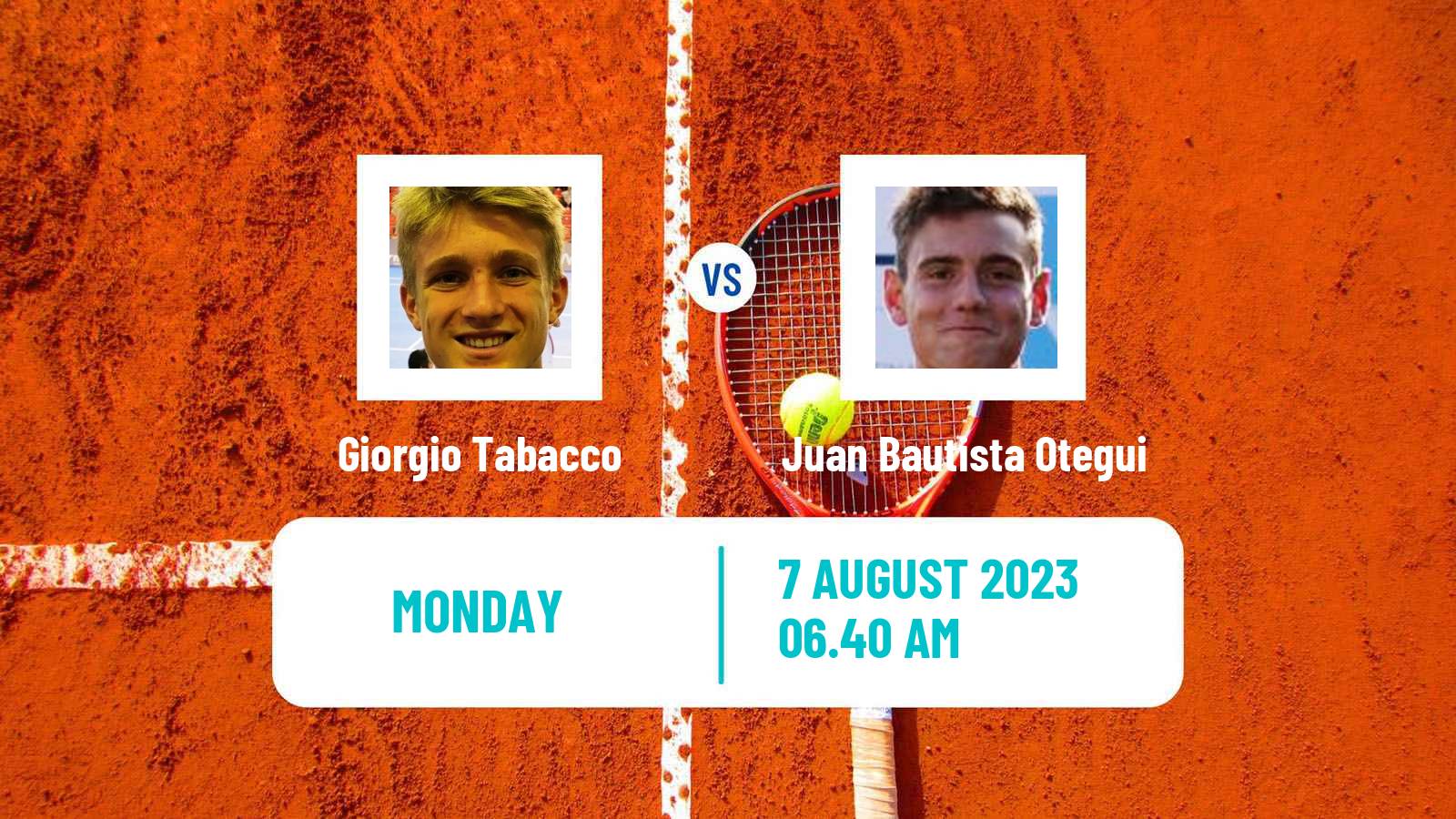 Tennis Cordenons Challenger Men Giorgio Tabacco - Juan Bautista Otegui