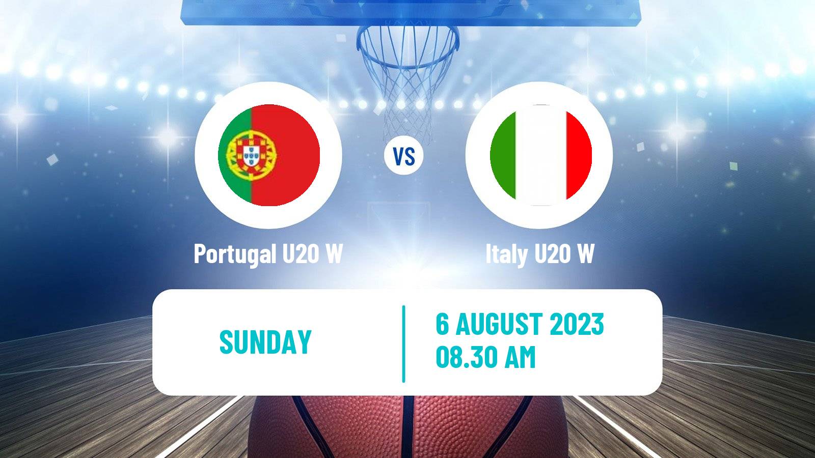 Basketball European Championship U20 Basketball Women Portugal U20 W - Italy U20 W