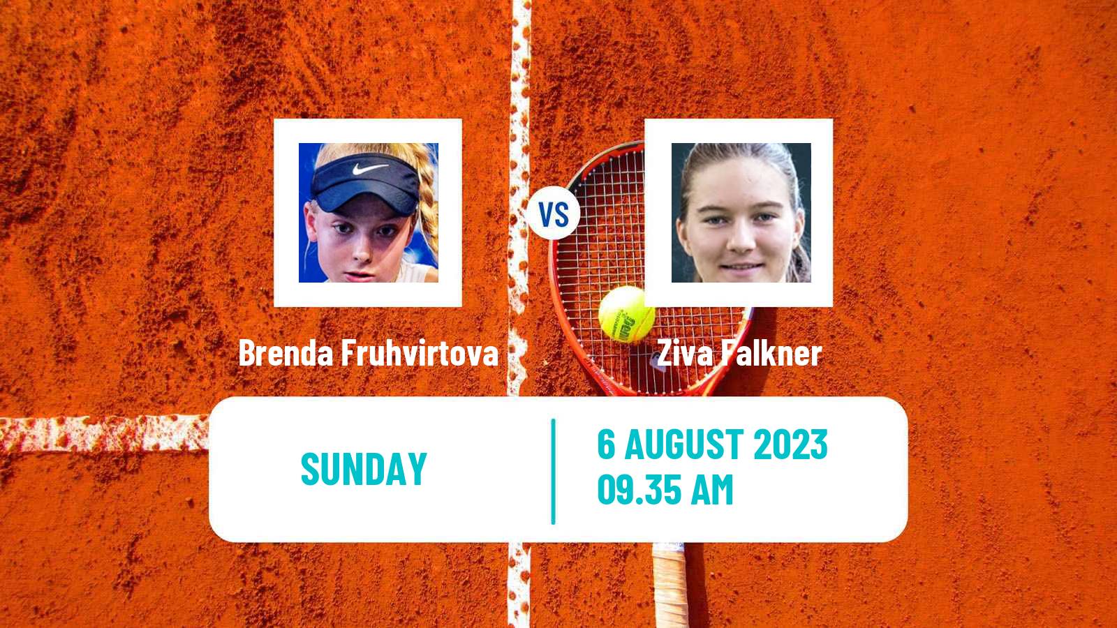 Tennis ITF W60 Hechingen Women Brenda Fruhvirtova - Ziva Falkner