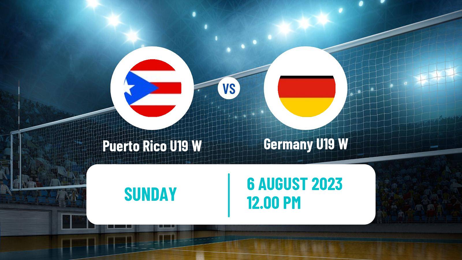 Volleyball World Championship U19 Volleyball Women Puerto Rico U19 W - Germany U19 W