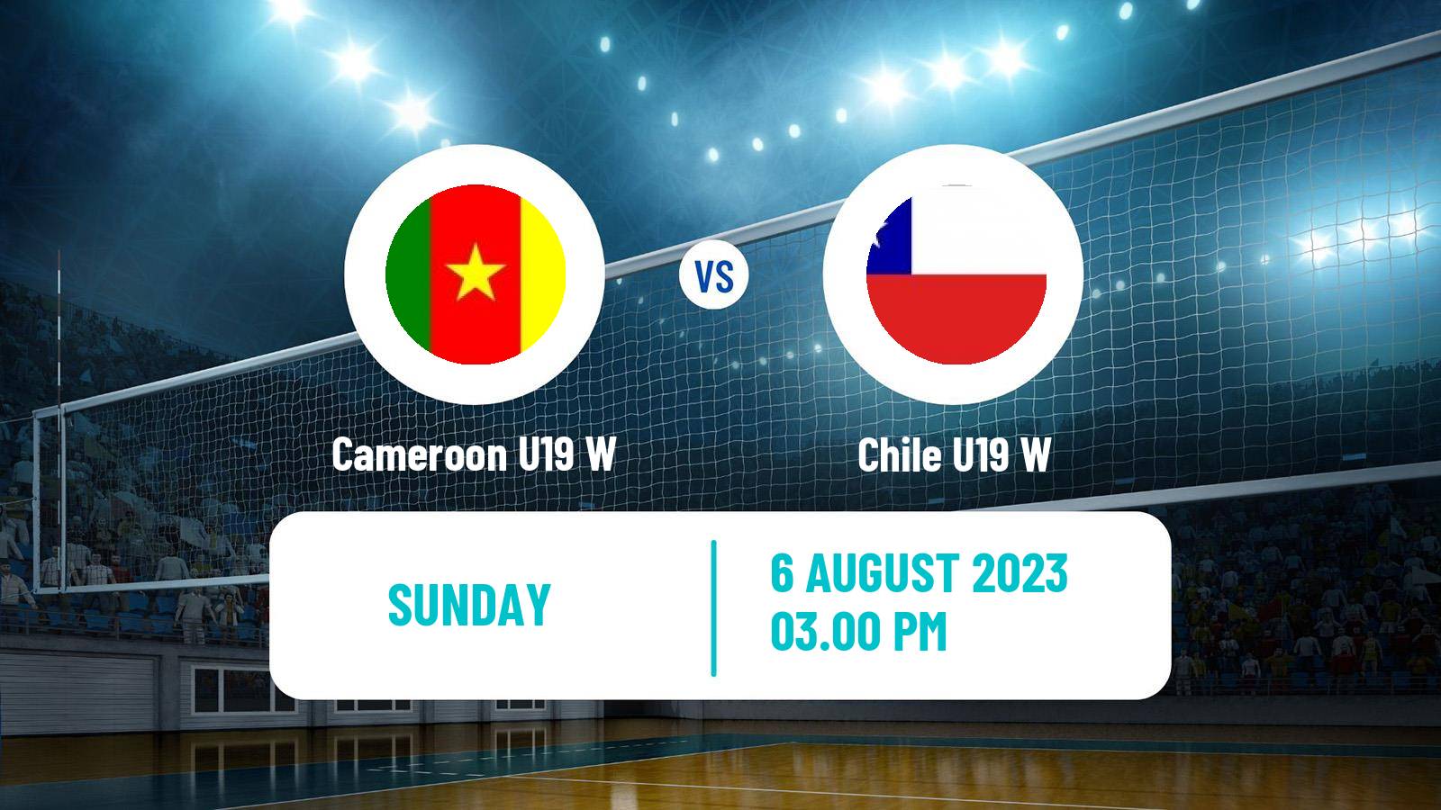Volleyball World Championship U19 Volleyball Women Cameroon U19 W - Chile U19 W