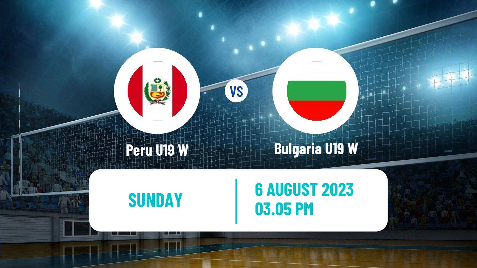 Volleyball World Championship U19 Volleyball Women Peru U19 W - Bulgaria U19 W