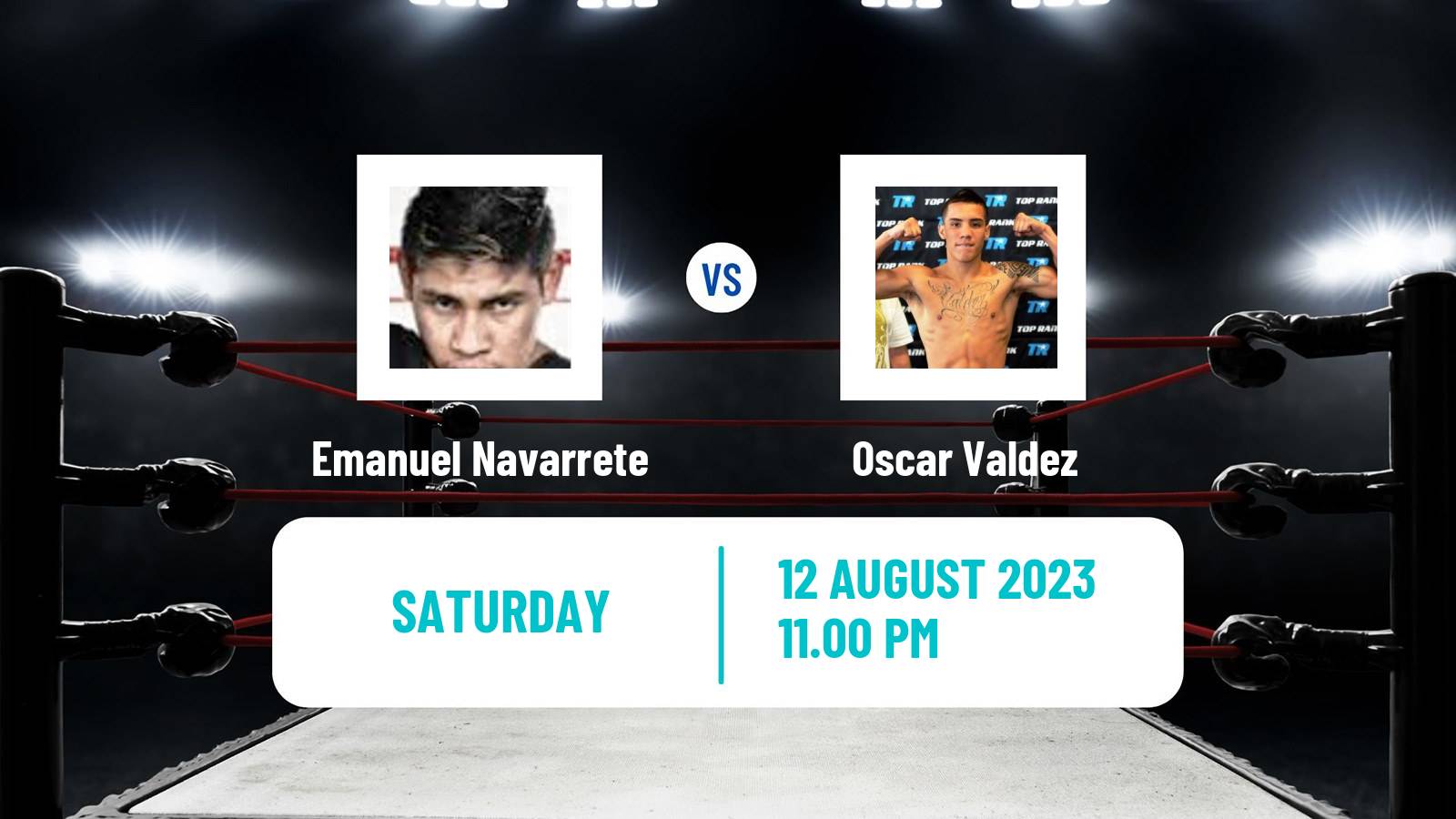 Boxing Super Featherweight WBO Title Men Emanuel Navarrete - Oscar Valdez
