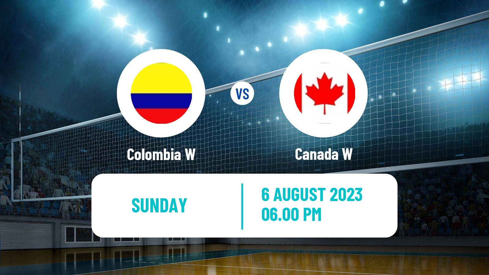 Volleyball Pan-American Cup Volleyball Women Colombia W - Canada W