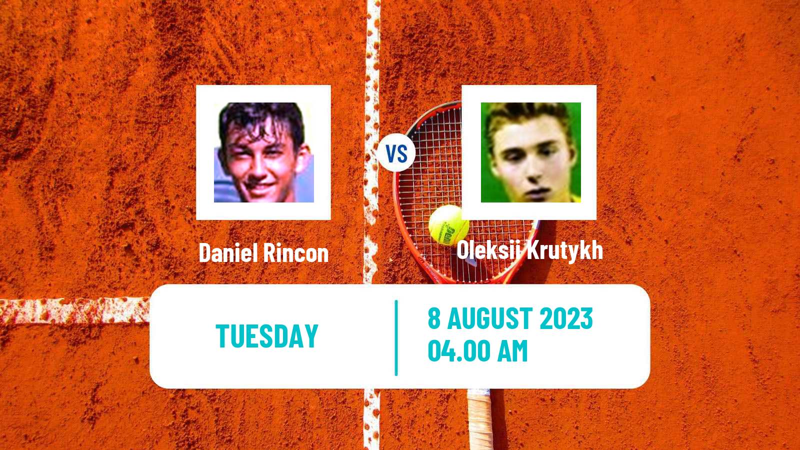 Tennis Meerbusch Challenger Men Daniel Rincon - Oleksii Krutykh