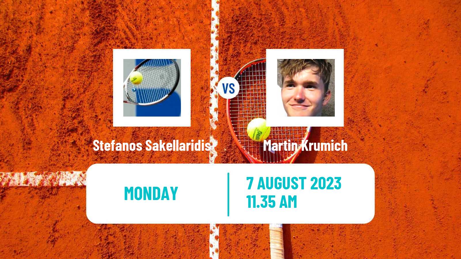Tennis Meerbusch Challenger Men Stefanos Sakellaridis - Martin Krumich