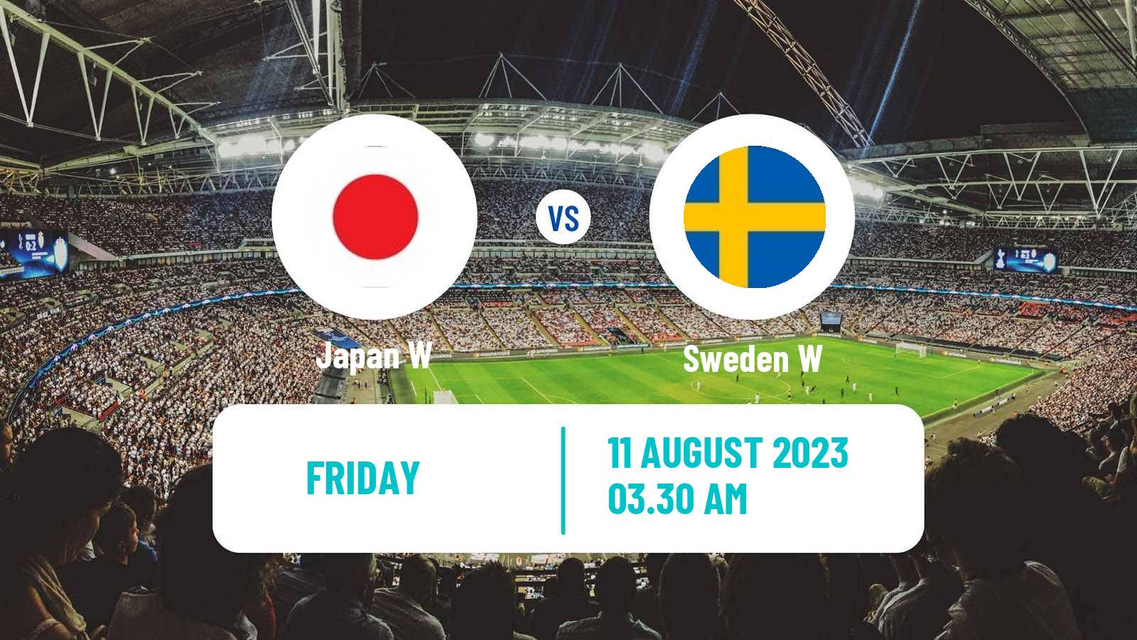 Soccer FIFA World Cup Women Japan W - Sweden W