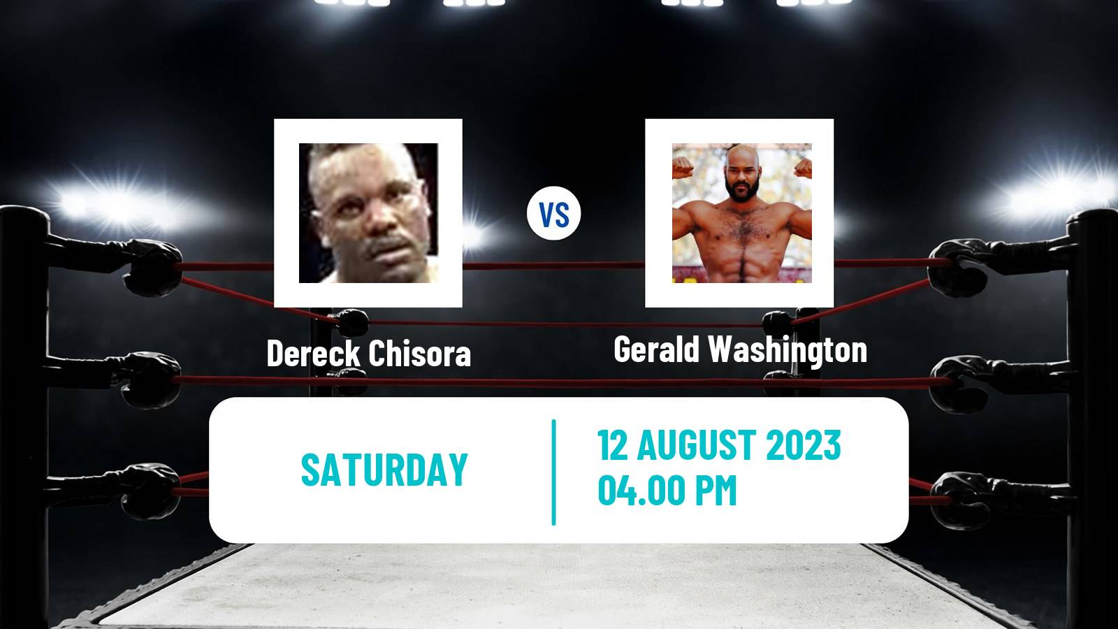 Boxing Heavyweight Others Matches Men Dereck Chisora - Gerald Washington