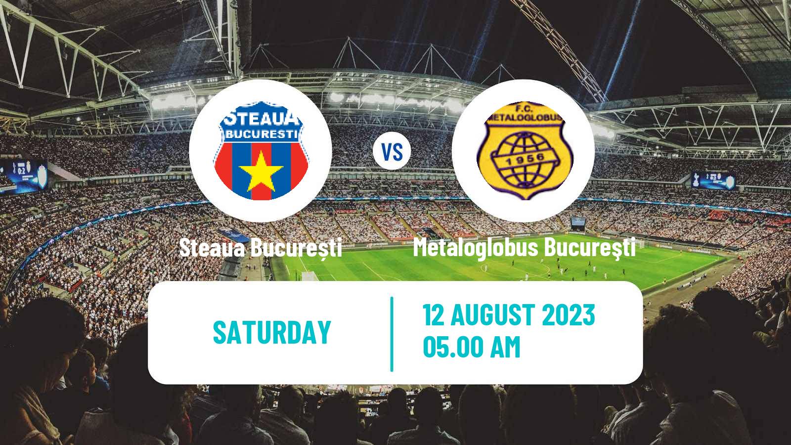 Soccer Romanian Division 2 Steaua București - Metaloglobus Bucureşti