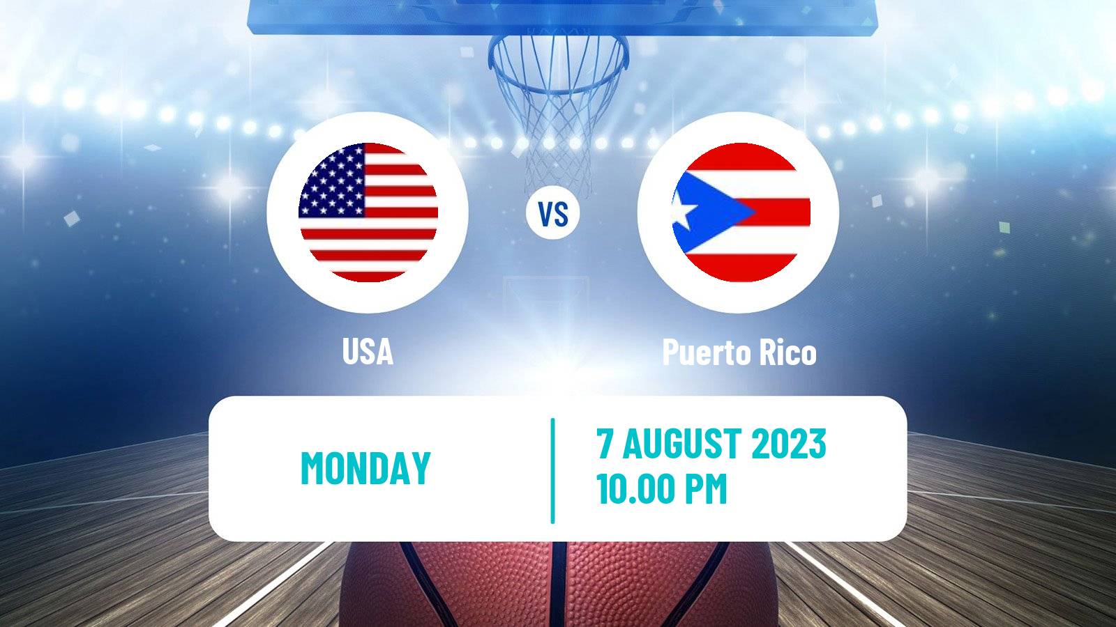 Basketball Friendly International Basketball USA - Puerto Rico