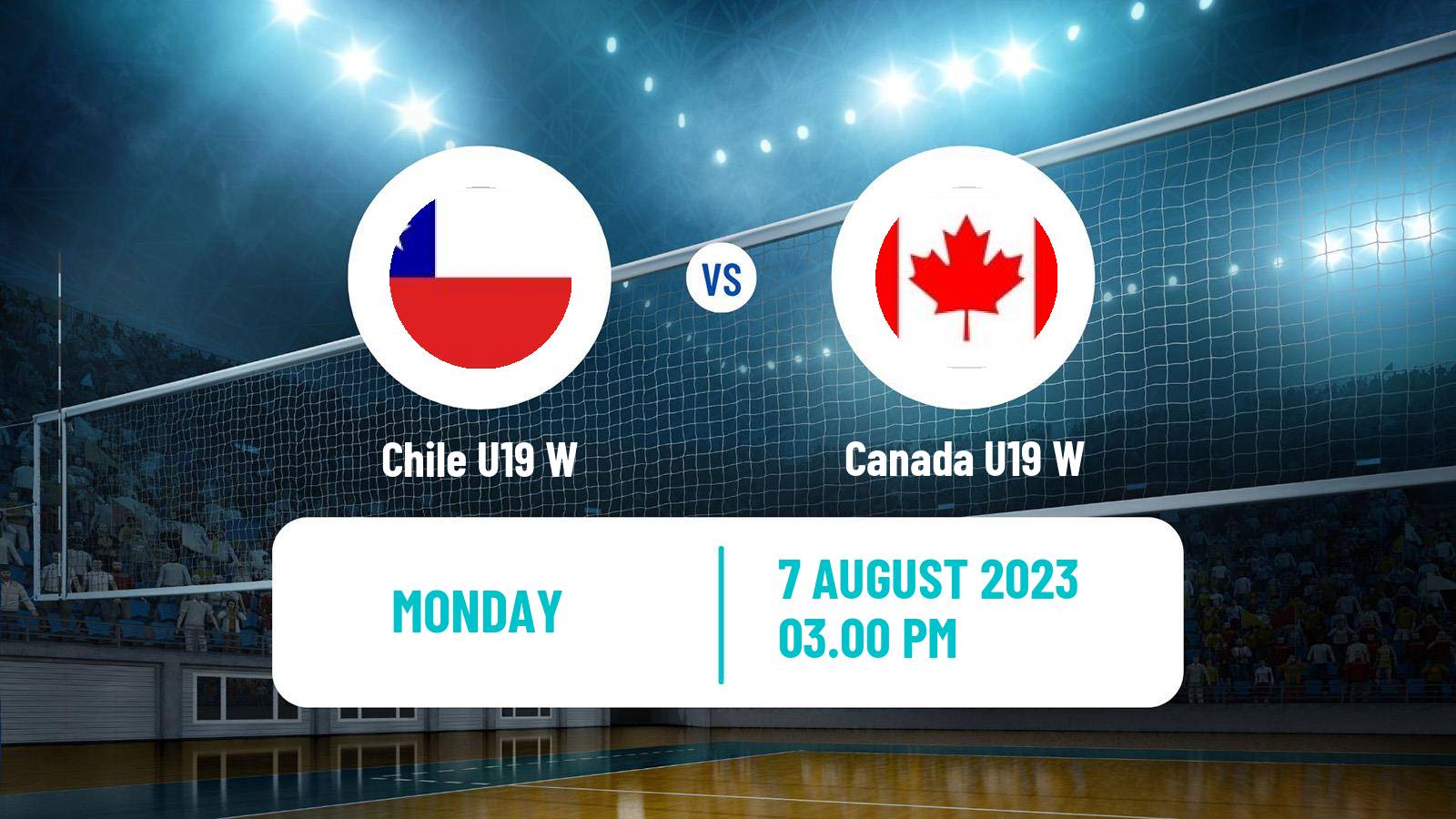 Volleyball World Championship U19 Volleyball Women Chile U19 W - Canada U19 W