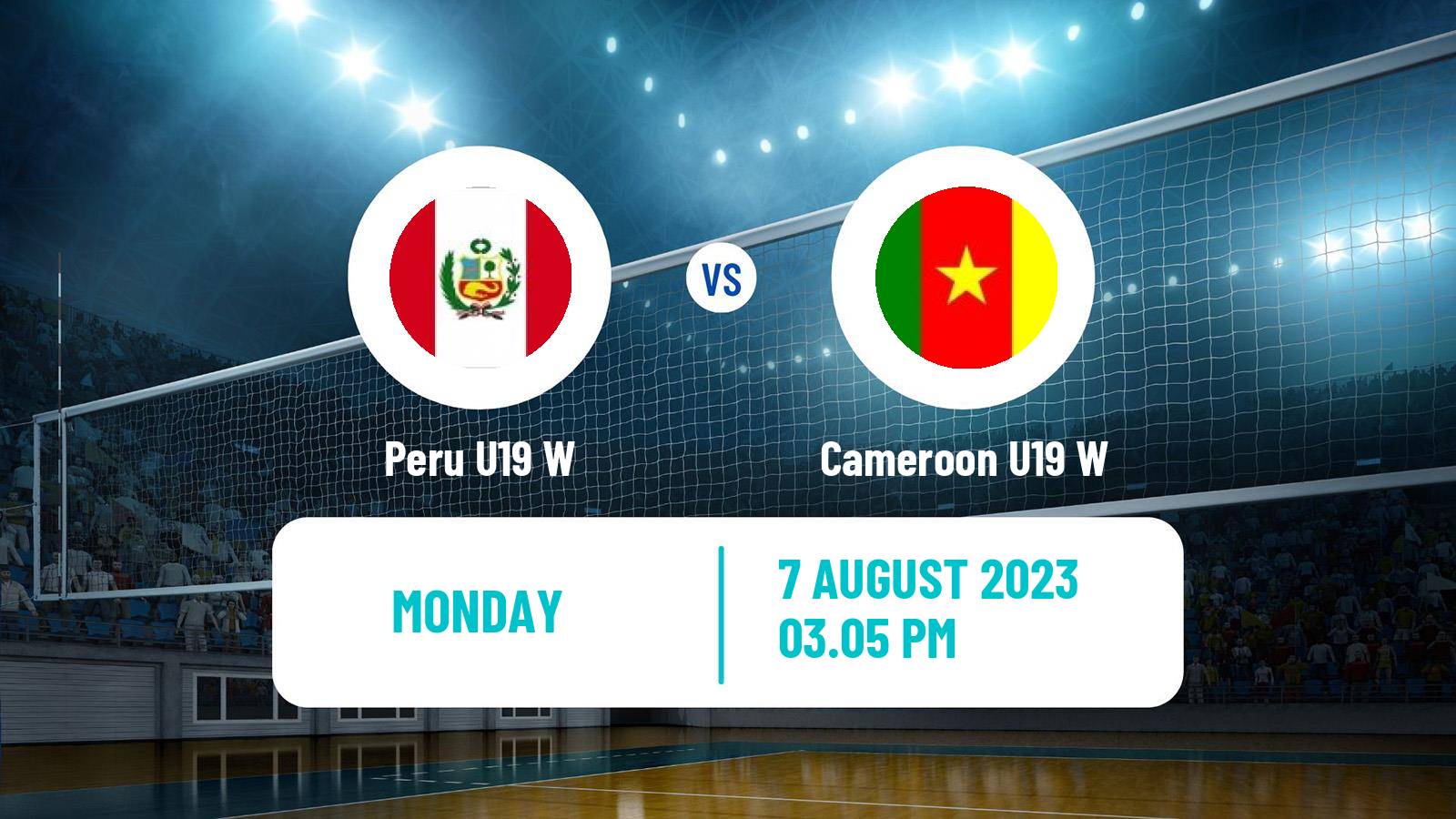 Volleyball World Championship U19 Volleyball Women Peru U19 W - Cameroon U19 W