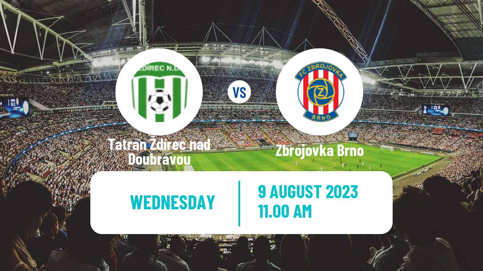 Soccer Czech Cup Tatran Ždírec nad Doubravou - Zbrojovka Brno