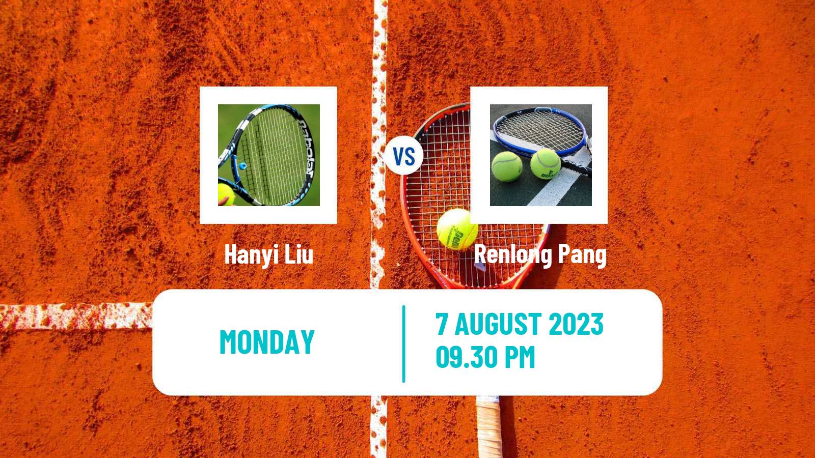 Tennis ITF M25 Baotou Men 2023 Hanyi Liu - Renlong Pang