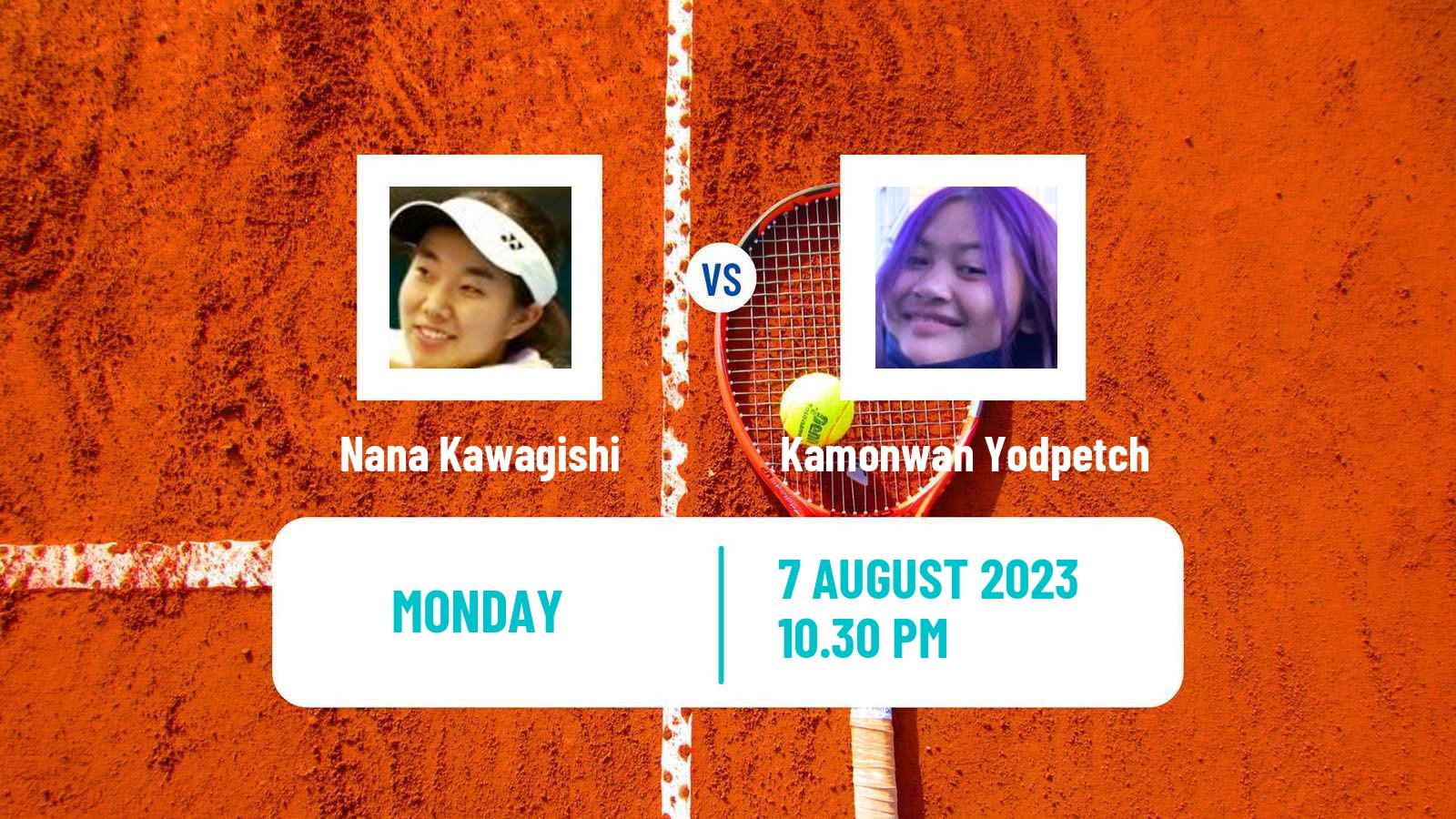 Tennis ITF W15 Sapporo 3 Women Nana Kawagishi - Kamonwan Yodpetch