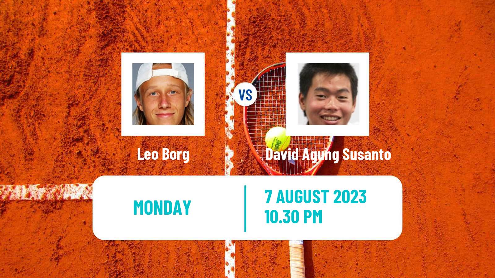 Tennis ITF M25 Jakarta 6 Men Leo Borg - David Agung Susanto